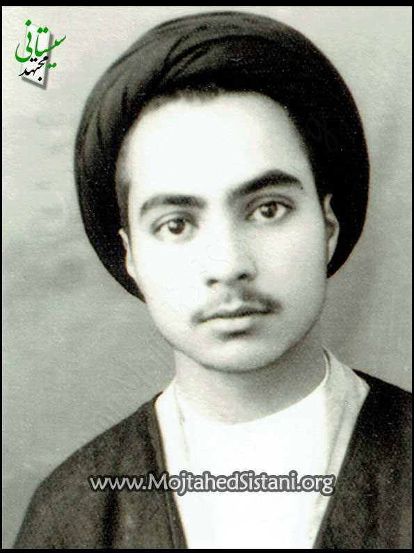 تمثال آيت الله العظمي سيد محمود مجتهد سيستاني در سن ۱۷ سالگي