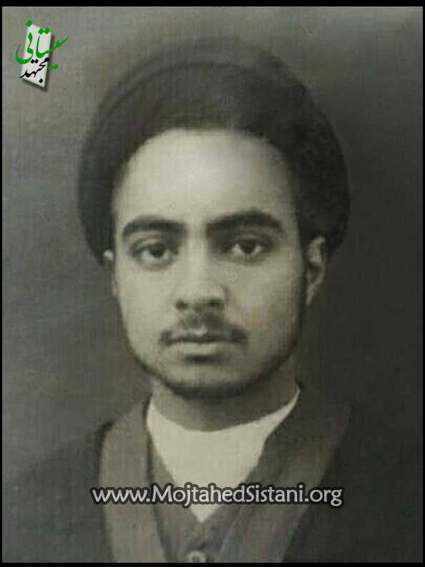 تمثال آيت الله العظمي سيد محمود مجتهد سيستاني در سن ۲۰ سالگي