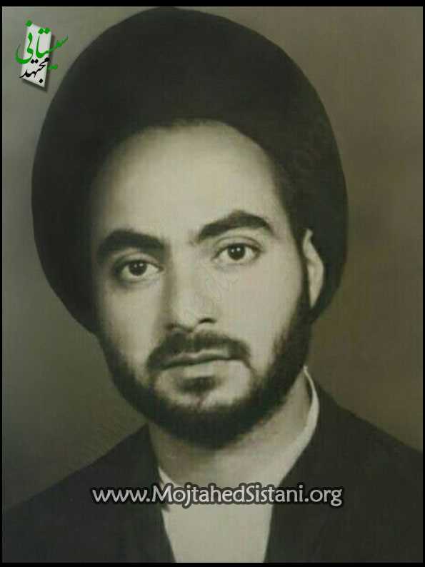 تمثال آيت الله العظمي سيد محمود مجتهد سيستاني در سن ۲۵ سالگي