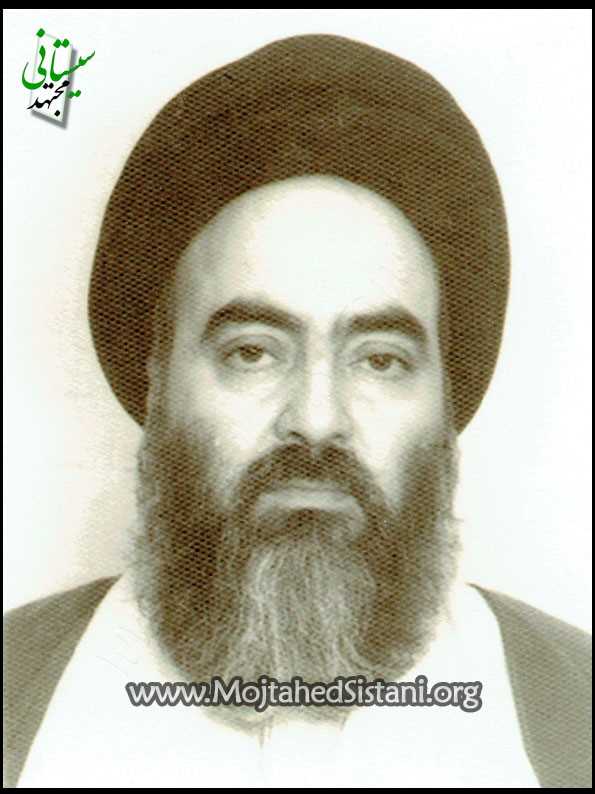 تمثال آيت الله العظمي سيد محمود مجتهد سيستاني در سن 53 سالگي